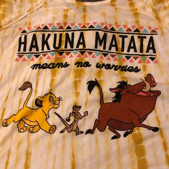 NWT Hakuna Matata Sleeveless Shirt B15 - Picture 6 of 7